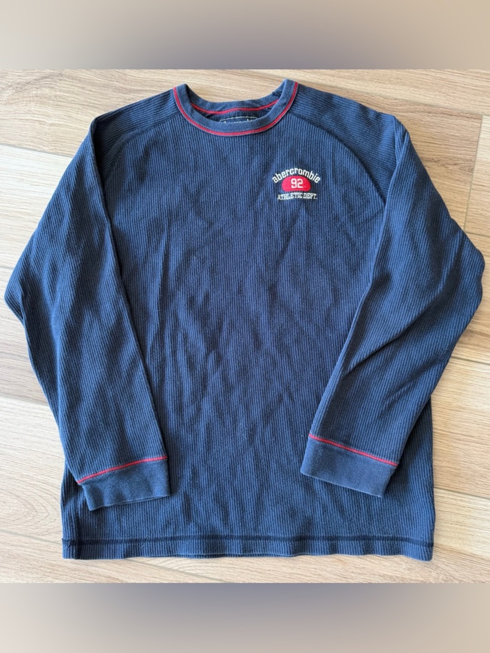 Abercrombie Athletic Department y2k Thermal Long Sleeve Shirt